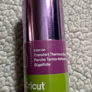 Cricut brand foil, iron on. Color lilac.